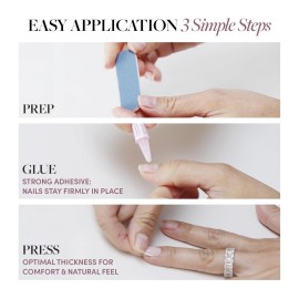 Glamnetic Press On Nails - Wild Card | Opaque UV Finish Short Pointed Almond Shape, Reusable Pastel Nails in 12 Sizes - 24 Nail Kit with Glue Glamnetic Press On Nails - Wild Card | Opaque UV Finish Short Pointed Almond Shape, Reusable Pastel Nails in 12 Sizes - 24 Nail Kit with Glue