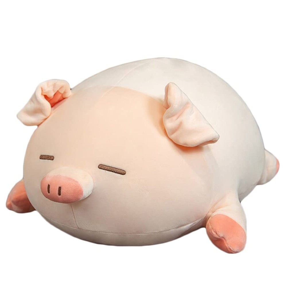 lannery Pig Stuffed Animal Hugging Pillow, Soft Fat Pig Plush Toy Gifts for Kids, Valentine, Christmas (Sleeping Eyes, 19.7) lannery Pig Stuffed Animal Hugging Pillow, Soft Fat Pig Plush Toy Gifts for Kids, Valentine, Christmas (Sleeping Eyes, 19.7)