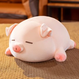 lannery Pig Stuffed Animal Hugging Pillow, Soft Fat Pig Plush Toy Gifts for Kids, Valentine, Christmas (Sleeping Eyes, 19.7) lannery Pig Stuffed Animal Hugging Pillow, Soft Fat Pig Plush Toy Gifts for Kids, Valentine, Christmas (Sleeping Eyes, 19.7)