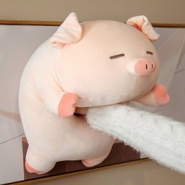 lannery Pig Stuffed Animal Hugging Pillow, Soft Fat Pig Plush Toy Gifts for Kids, Valentine, Christmas (Sleeping Eyes, 19.7) lannery Pig Stuffed Animal Hugging Pillow, Soft Fat Pig Plush Toy Gifts for Kids, Valentine, Christmas (Sleeping Eyes, 19.7)