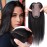 MY-LADY Human Hair Toppers for Women Real Human Hair Thin 7 * 13CM Silk Base with Lace Clip in Remy Hairpieces 150% Density 10 Inch Jet Black
