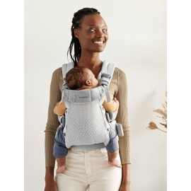 BabyBjrn Baby Carrier Harmony, Silver, 3D Mesh | 3-in-1 Ergonomic Baby Carrier; Newborn, Facing-In, Outward-Facing, and Back Carrying Positions Supported (7-40 lbs), Newborn to Toddler