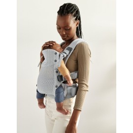 BabyBjrn Baby Carrier Harmony, Silver, 3D Mesh | 3-in-1 Ergonomic Baby Carrier; Newborn, Facing-In, Outward-Facing, and Back Carrying Positions Supported (7-40 lbs), Newborn to Toddler