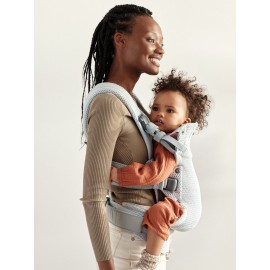 BabyBjrn Baby Carrier Harmony, Silver, 3D Mesh | 3-in-1 Ergonomic Baby Carrier; Newborn, Facing-In, Outward-Facing, and Back Carrying Positions Supported (7-40 lbs), Newborn to Toddler