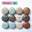 Rarapop 12 Pack Reusable Mini Round Tinplate Candle Tin Jars with Lids, 20ml Small Vintage Travel Tin Cans Refillable Empty Container Bottle for Lip Balm, Salve, Eye Shadow, Powder