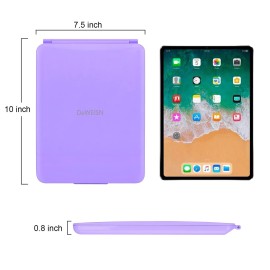 deweisn Folding Lighted Makeup Mirror with 72 LEDs 3 Colors Light Modes USB Rechargable 1800mA Batteries Portable Ultra Thin Compact Vanity Mirror Dimmable Travel Mirror