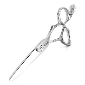 Hair Cutting Scissors 5.5 Inch Professional Haircut Hair Shears Sharp Barber Scissors 440C Hairdresser Barber Shears Rose handle KINSARO for Hairdresser Barbershop or Home Use
