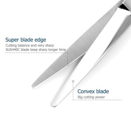 Hair Cutting Scissors 5.5 Inch Professional Haircut Hair Shears Sharp Barber Scissors 440C Hairdresser Barber Shears Rose handle KINSARO for Hairdresser Barbershop or Home Use