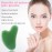 Nuanchu 3 Pieces Gua Sha Facial Tool Natural Resin Stone Board Scraping Facial Massage Gua Sha Scraping Massage Tool for Face, Skin Body Muscle Relaxing Tools(Pink, Dark Green, Black)