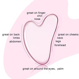 Nuanchu 3 Pieces Gua Sha Facial Tool Natural Resin Stone Board Scraping Facial Massage Gua Sha Scraping Massage Tool for Face, Skin Body Muscle Relaxing Tools(Pink, Dark Green, Black)