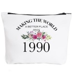 35th Birthday Gifts for Women Daughter Bestie Mom Aunt BFF Friends Teacher Boss Coworker-Making The World Since 1990-35 Years Old Gifts Ideas For Women Turning 35 for Wife Sisters Her