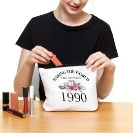 35th Birthday Gifts for Women Daughter Bestie Mom Aunt BFF Friends Teacher Boss Coworker-Making The World Since 1990-35 Years Old Gifts Ideas For Women Turning 35 for Wife Sisters Her