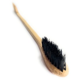 2-in-1 Sapling Mustache Brush & Comb (2-pack) from Green Beard Grmng - Boar Bristle & Bamboo
