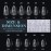 Gelike ec Nail Tips Almond for Salon: 552 Pcs Medium Soft Gel Nail Tips for Manicure 12 Sizes