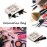 WCGXKO Best Glamma Ever Grandma Gift Glamma Gift Zipper Makeup Bags Travel Waterproof Toiletry Bag Accessories (BEST Glamma)
