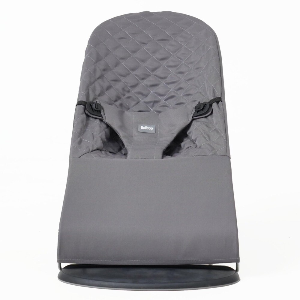 Fabric seat for Bouncer Belltop Compatible with Babyjrn Bouncer (Cover, seat): Balance, Soft & Bliss. Cover for Baby Bouncer. Baby seat for Hammock: Ergonomic fit. Hypoallergenic - Grey