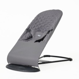 Fabric seat for Bouncer Belltop Compatible with Babyjrn Bouncer (Cover, seat): Balance, Soft & Bliss. Cover for Baby Bouncer. Baby seat for Hammock: Ergonomic fit. Hypoallergenic - Grey