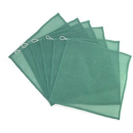 6 pcs/Set 1212 Home Spa Exfoliating Nylon Bath Cloth/Towel - Magic Shower Washcloth for Body - Shower Scrubber - Remove Dead Skin - Great for Skin Care in The Bath