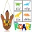 Jetec 6 Pcs Dinosaur Boys Room Wall Decor Include 2 Dinosaur Paw Wooden Hanging Sign 4 Wall Stickers (Unframed) Inspirational Quote Dino Decor Gift for Kids Bedroom Nursery Playroom