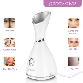 Nano Ionic Facial Steamer, Facial Deep Cleaning, Nano Ionic Face Steamer, Portable, Superfine Hot Steam for Deep Cleanse Unclog The PoresAdvanced Skincare at Home