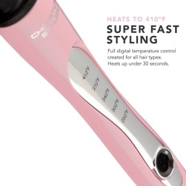 CHOPSTICK STYLER Cheeky, Professional Curling Wand, 5 Variable Temperatures, 0.6 x 0.4 Chunkier Rectangular Titanium Barrel for Long Lasting, Natural, Voluminous Chopstick Mermaid Curls