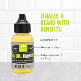 Pacific Shaving Company Natural Beard Oil 1 oz (Pack of 2) Pacific Shaving Company Natural Beard Oil 1 oz (Pack of 2)