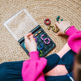 SmartGames IQ Digits Math Deduction Travel Game for Ages 7 - Adult with 120 Challenges