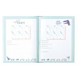 Carter\'s MB2-23283B Hear Me Roar Dinosaur Baby Memory Book, 9.5\'\' W x 11\'\' H