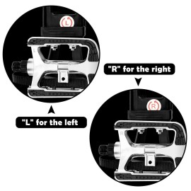 VIEWALL Bike Pedals Toe Cages - 9/16 Spin Bike Pedal with Straps and Toe Clips for Outdoor Cycling and Indoor Exercise Bike, Replacement Alloy Multi-Purpose Bicycle Pedals