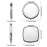 Jetec 6 Pcs Sublimation Blanks Compact Mirror Bulk Transfer Folding Pocket Makeup Double Sided Handheld Mirror Round Square Sublimation for Purse Travel