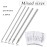 Honoson 100 Pcs Ear Nose Body Piercing Needles Mix Size 12G 14G 16G 18G 20G Stainless Steel Piercing Jewelry Kit and 1 Pcs Slotted Locking Pennington Forceps for Kit Supplies