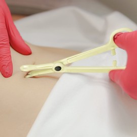 Honoson 100 Pcs Ear Nose Body Piercing Needles Mix Size 12G 14G 16G 18G 20G Stainless Steel Piercing Jewelry Kit and 1 Pcs Slotted Locking Pennington Forceps for Kit Supplies