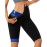 QZSH Sauna Pants Women Sweat Capris Slimming Leggings,Mesh Crotch,High Waist Workout Body Shaper Suits(TBH70031-01-M)
