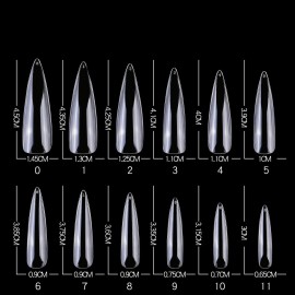 Long Stiletto False Nails,Long Sharp False Nail Tips,Easy Coffin Nails,YIMART 240pcs/box XL Stiletto False Nails Oval Stiletto Sharp Full Nail Tips Acrylic UV Gel Full Cover Nail Art Tips Decoration Nails Salon (Clear With Box) Long Stiletto False Nails,Long Sharp False Nail Tips,Easy Coffin Nails,YIMART 240pcs/box XL Stiletto False Nails Oval Stiletto Sharp Full Nail Tips Acrylic UV Gel Full Cover Nail Art Tips Decoration Nails Salon (Clear With Box)