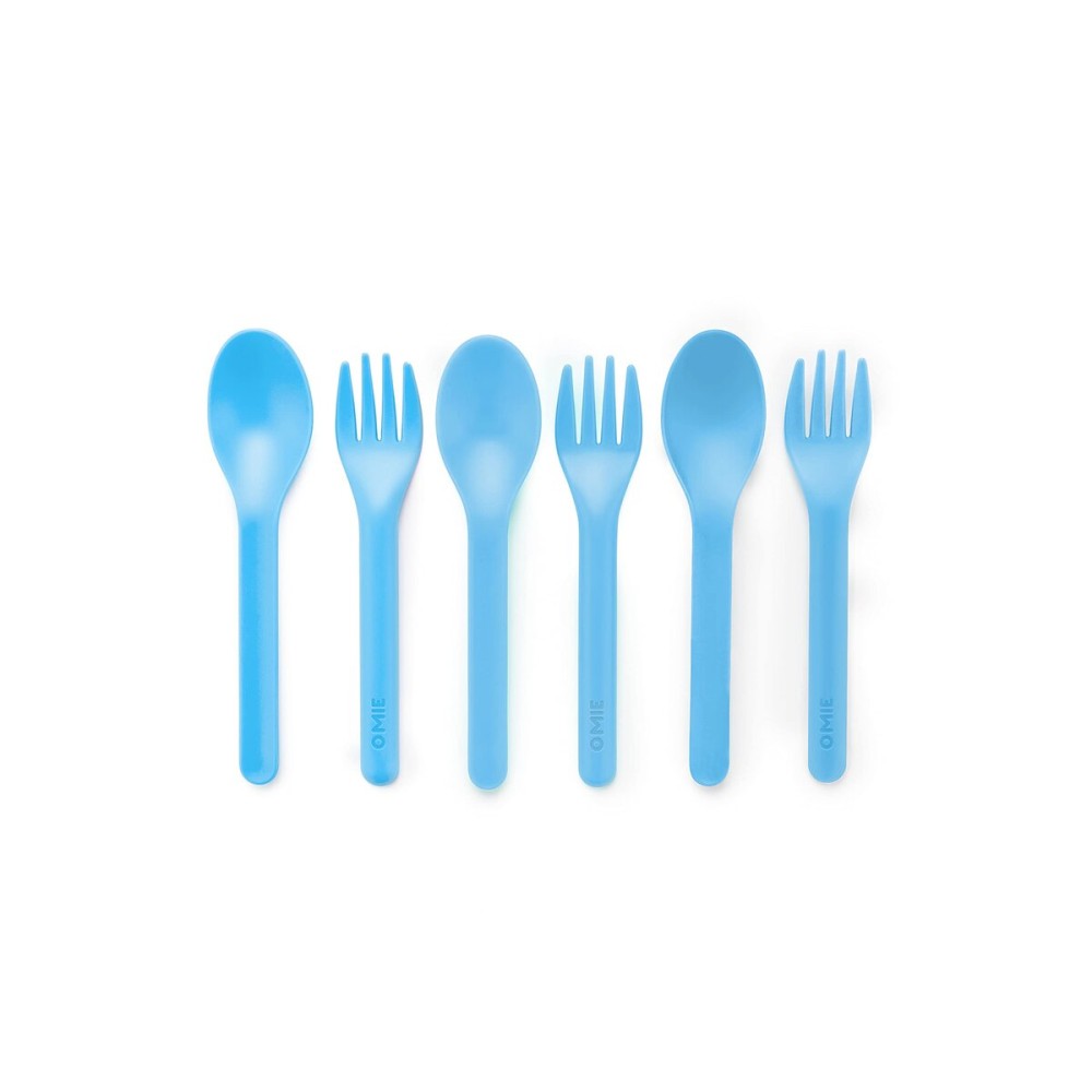 Omie OmieBox Utensil Refill Pack for OmiePod - Matches Capri Blue, Sunrise Orange or Mint Green OmieBox Utensil Set with Case - Reusable, Travel, Lunch Boxes - 3 spoons + 3 forks | PODS NOT INCLUDED Omie OmieBox Utensil Refill Pack for OmiePod - Matches Capri Blue, Sunrise Orange or Mint Green OmieBox Utensil Set with Case - Reusable, Travel, Lunch Boxes - 3 spoons + 3 forks | PODS NOT INCLUDED