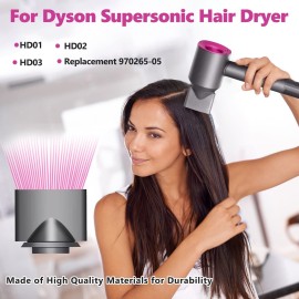 Styling Concentrator Attachment Nozzles for Dyson Supersonic Hairdryer HD01 HD02 HD03 Hair Dryer Tools Accessaries Parts Black Styling Concentrator Attachment Nozzles for Dyson Supersonic Hairdryer HD01 HD02 HD03 Hair Dryer Tools Accessaries Parts Black