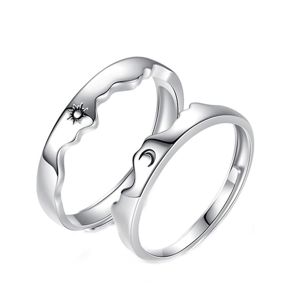 YangQian Matching Rings for Couples Promise Statement Rings for Her and Him Set Sun Moon Couple Rings Best Friend Rings for 2 YangQian Matching Rings for Couples Promise Statement Rings for Her and Him Set Sun Moon Couple Rings Best Friend Rings for 2