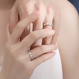 YangQian Matching Rings for Couples Promise Statement Rings for Her and Him Set Sun Moon Couple Rings Best Friend Rings for 2 YangQian Matching Rings for Couples Promise Statement Rings for Her and Him Set Sun Moon Couple Rings Best Friend Rings for 2