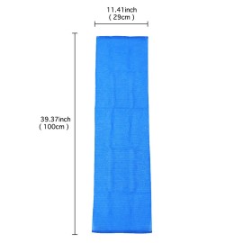 Extra Rough, Exfoliating Washcloth [Made in Japan] Exfoliating Towel Special Texture Makes Fluffy Foam Lather, Back Scrubber, Dead Skin Cell Remover [Loofah for Women and Men] (2pcs Set)