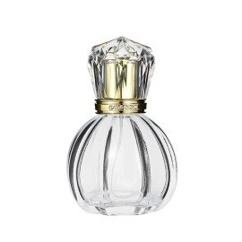 AKOAK 1 Pack 50 ml (1.76oz) Transparent Glass Perfume Bottle Set with Diamond Crystal Crown Transparent Refillable Spray Bottle Portable Pumpkin Shaped Perfume Empty Bottle AKOAK 1 Pack 50 ml (1.76oz) Transparent Glass Perfume Bottle Set with Diamond Crystal Crown Transparent Refillable Spray Bottle Portable Pumpkin Shaped Perfume Empty Bottle