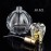 AKOAK 1 Pack 50 ml (1.76oz) Transparent Glass Perfume Bottle Set with Diamond Crystal Crown Transparent Refillable Spray Bottle Portable Pumpkin Shaped Perfume Empty Bottle
