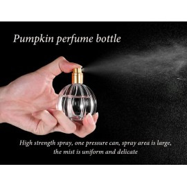 AKOAK 1 Pack 50 ml (1.76oz) Transparent Glass Perfume Bottle Set with Diamond Crystal Crown Transparent Refillable Spray Bottle Portable Pumpkin Shaped Perfume Empty Bottle AKOAK 1 Pack 50 ml (1.76oz) Transparent Glass Perfume Bottle Set with Diamond Crystal Crown Transparent Refillable Spray Bottle Portable Pumpkin Shaped Perfume Empty Bottle