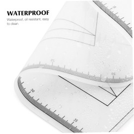 Beaupretty Acrylic Nail Training Mat, Manicure Art Practice Mat Silicone Trainer Sheet Practice Pad Nail Tool for Acrylic Fingernails