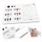Beaupretty Acrylic Nail Training Mat, Manicure Art Practice Mat Silicone Trainer Sheet Practice Pad Nail Tool for Acrylic Fingernails