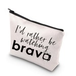 WCGXKO TV Show Inspired Zipper Makeup Bag Travel Bag for Mom Sister Best Friend Wife Aunt (bra)