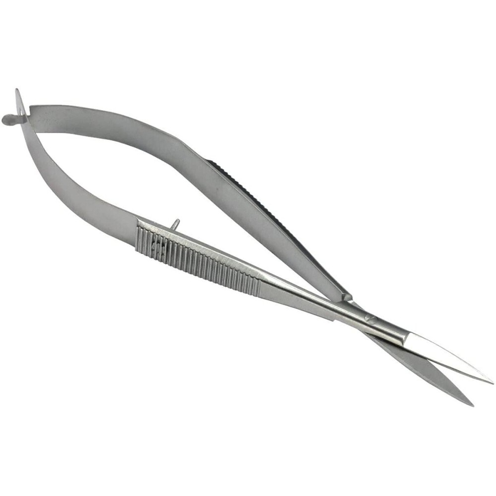 Millan Collection 4.5 Straight Stainless Steel Squeeze Scissors - Facial Hair Scissors, Eyebrow Trimmer, Grooming Scissors for Shaping, Ear, Nose, Nostril and Mustache Trimming Millan Collection 4.5 Straight Stainless Steel Squeeze Scissors - Facial Hair Scissors, Eyebrow Trimmer, Grooming Scissors for Shaping, Ear, Nose, Nostril and Mustache Trimming