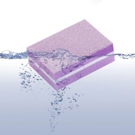 50 Pcs Mini Nail Buffer 180/100 Grit Buffing Blocks for Acrylic Nails Care,Purple