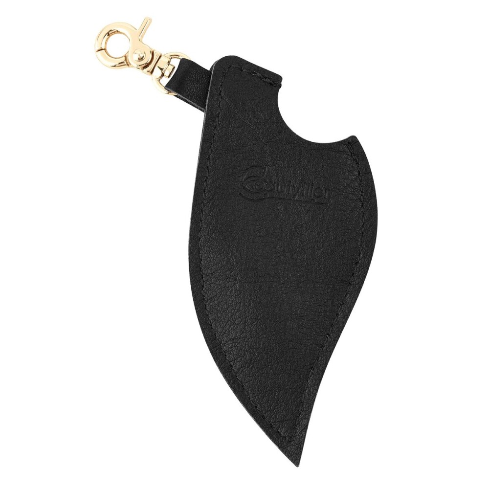 Beautyflier Clip-on Lip Balm Sleeves, Soft Leather Keychain Lipstick Holder Lip Gloss Pouch Lip Balm Holder Travel Accessories