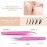 SIVOTE Eyelash Extension Tweezers for Classic & Volume Lashes, 5-Pack, Pink