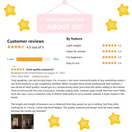 SIVOTE Eyelash Extension Tweezers Fiber Tips Japanese Steel, Set of 6 - Curved, Dolphin, 90 45 Volume Boot & Slight Curved Tweezer - Professional Lash Tweezers for Lash Extensions Gold